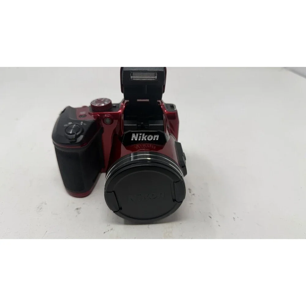 Nikon Coolpix B500 Digital Camera Red 16MP Tilt LCD HD Video 40x Zoom
